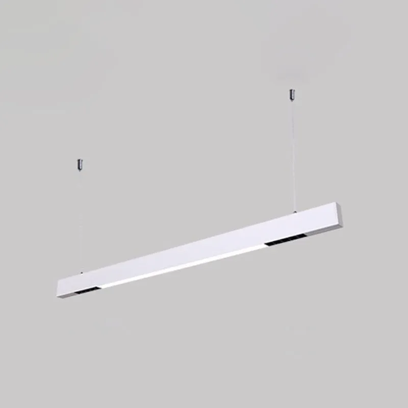 Sleek Acrylic Bar Pendant Light Kit with LED Suspension - Ideal Minimalist Lighting Solution for Offices