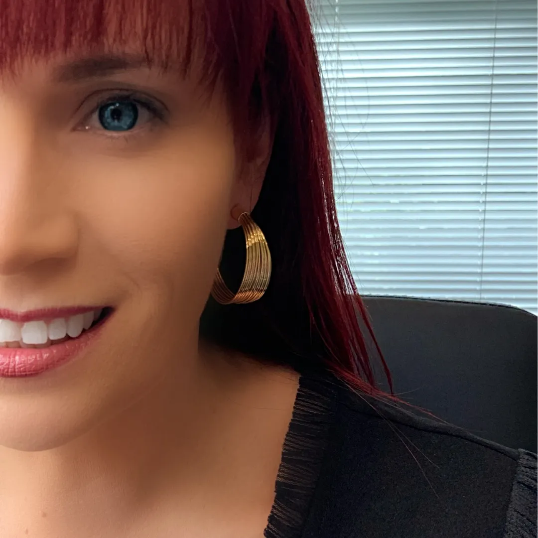 Sleek Wire Hoop Earrings