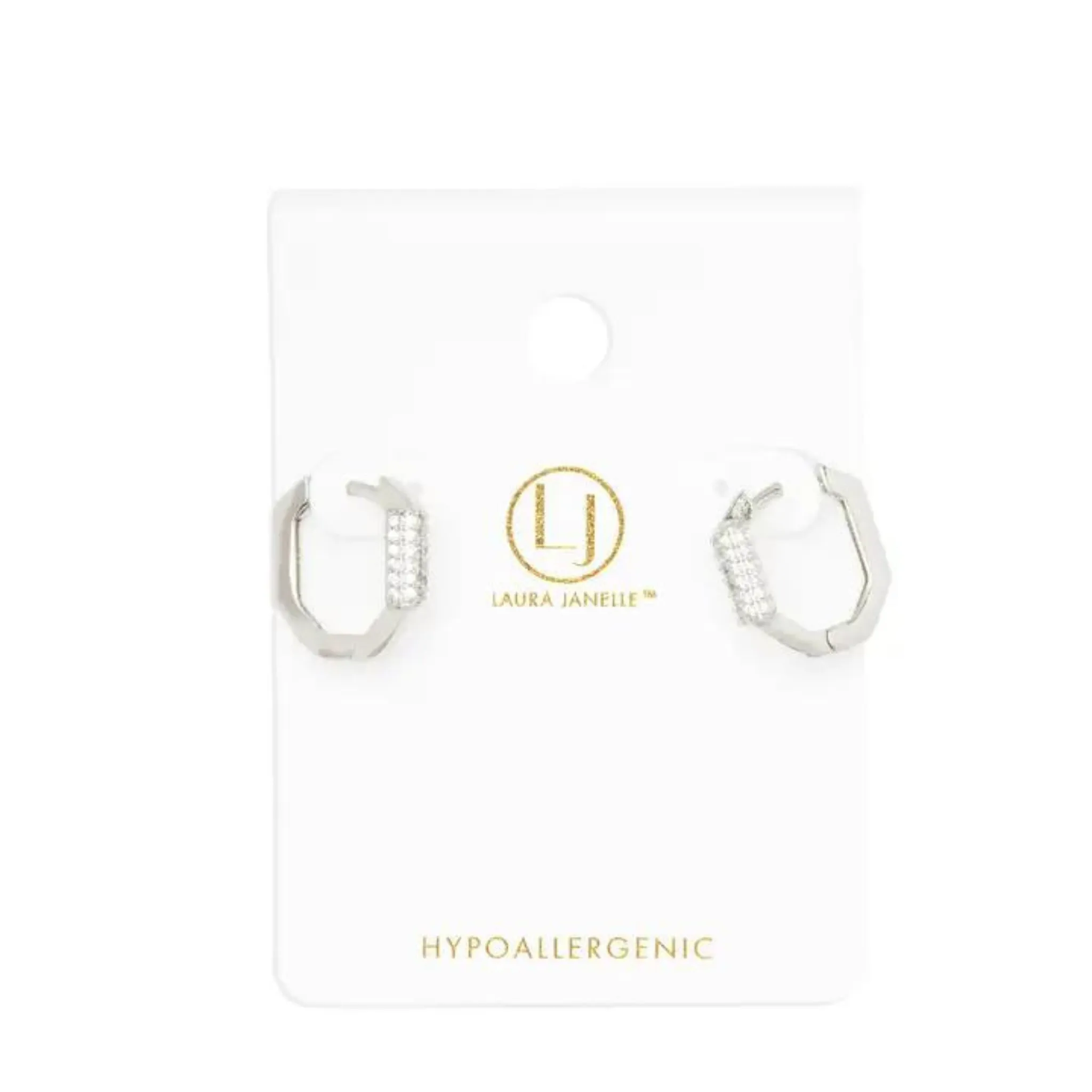 Small Geometric Hoop Earrings
