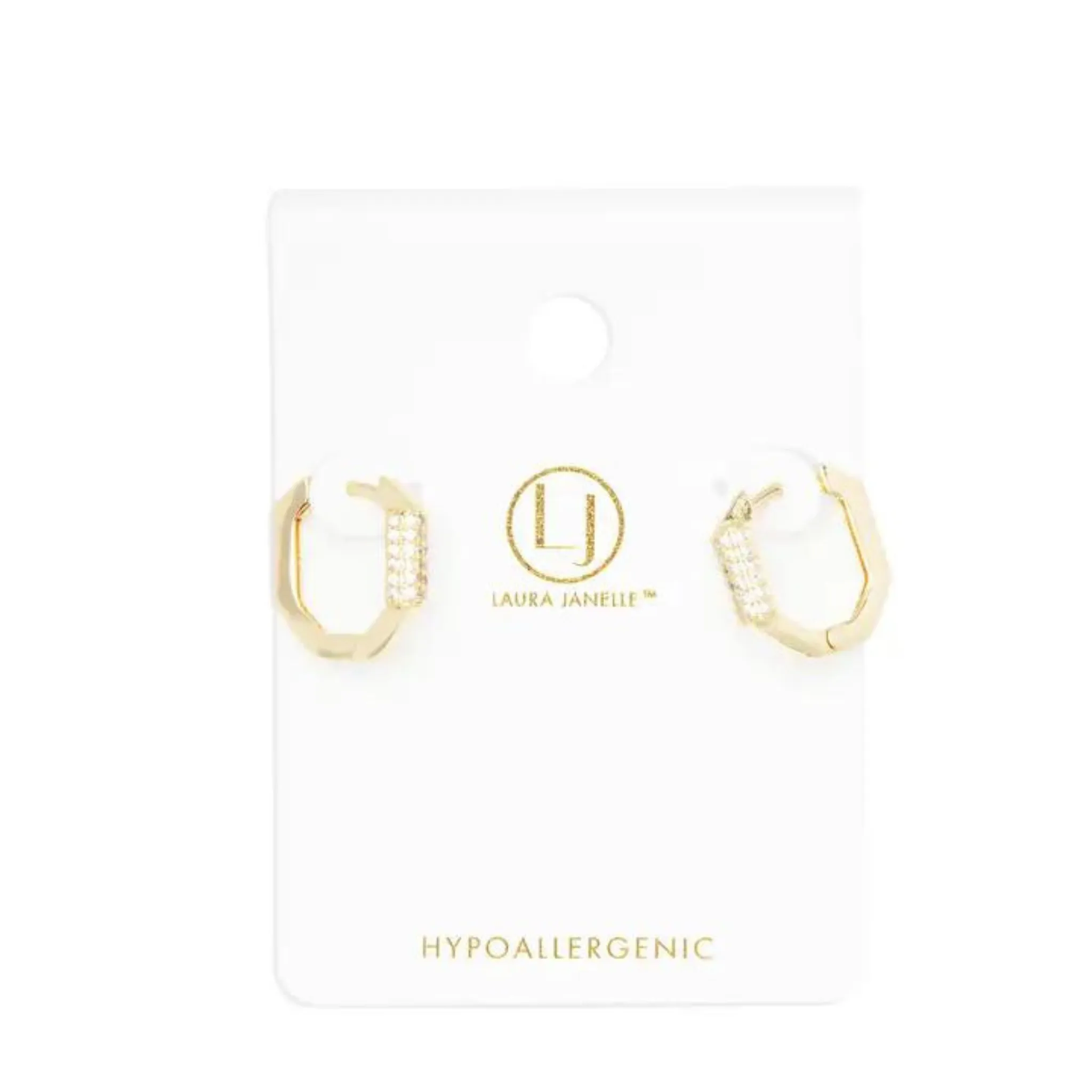 Small Geometric Hoop Earrings