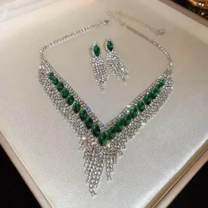 Sophisticated Copper Rhinestone Set for Luxury Fashion for Women