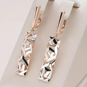 Sophisticated Gold and Silver Earrings