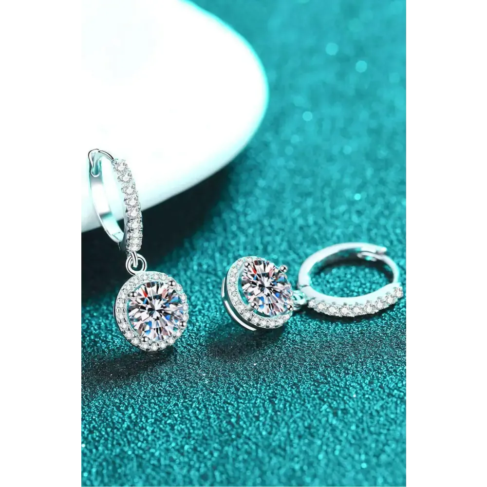 Sophisticated Moissanite Drop Earrings for Luxury Fashion for Women