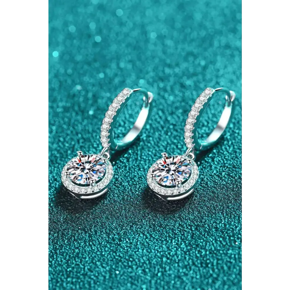Sophisticated Moissanite Drop Earrings for Luxury Fashion for Women