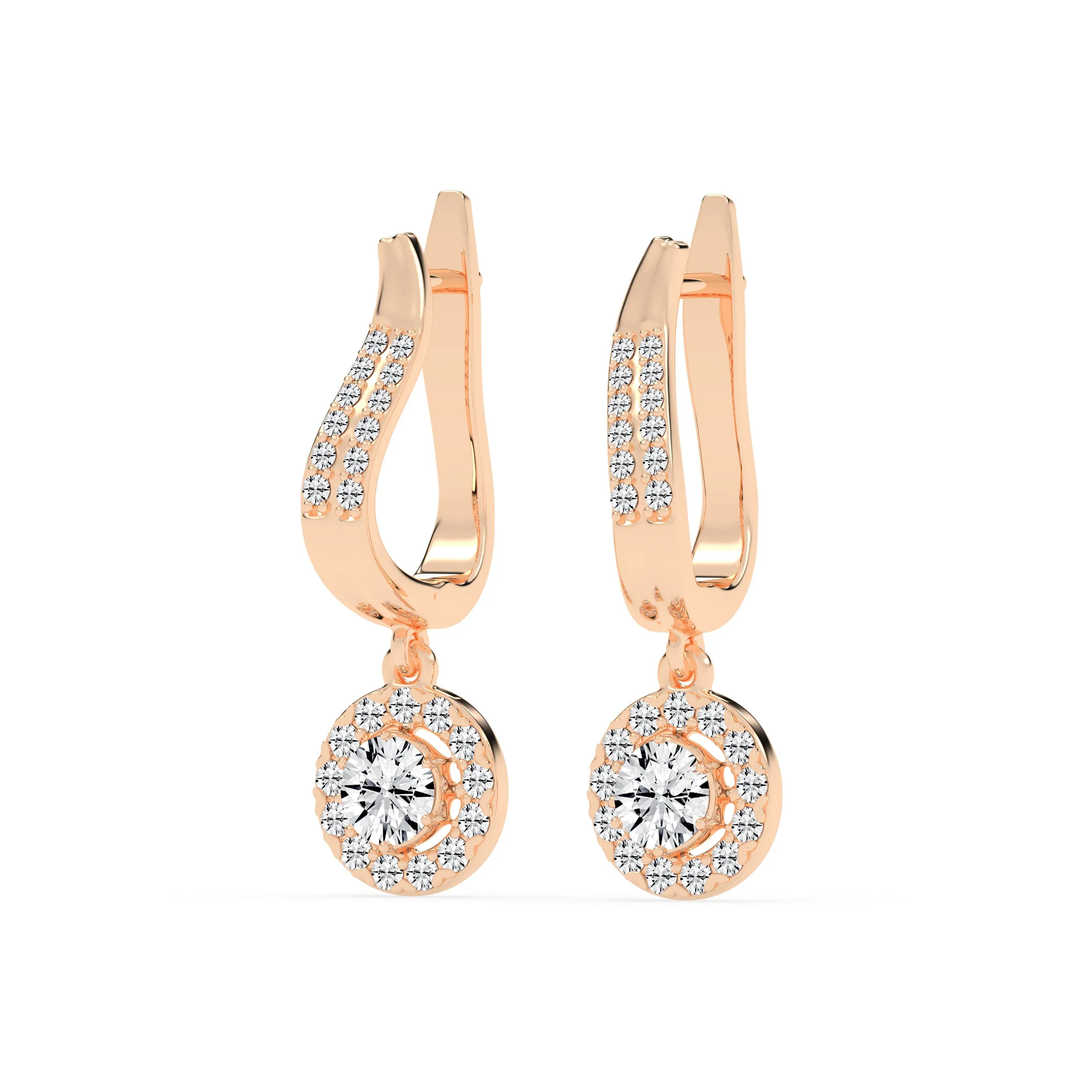 Sophisticated Wave-Shaped Gold Earrings