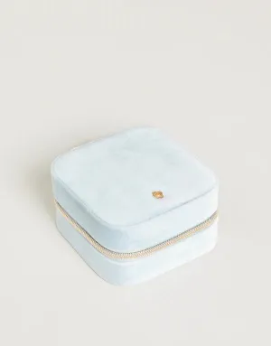 Spartina Velvet Jewelry Travel Case Sea Foam