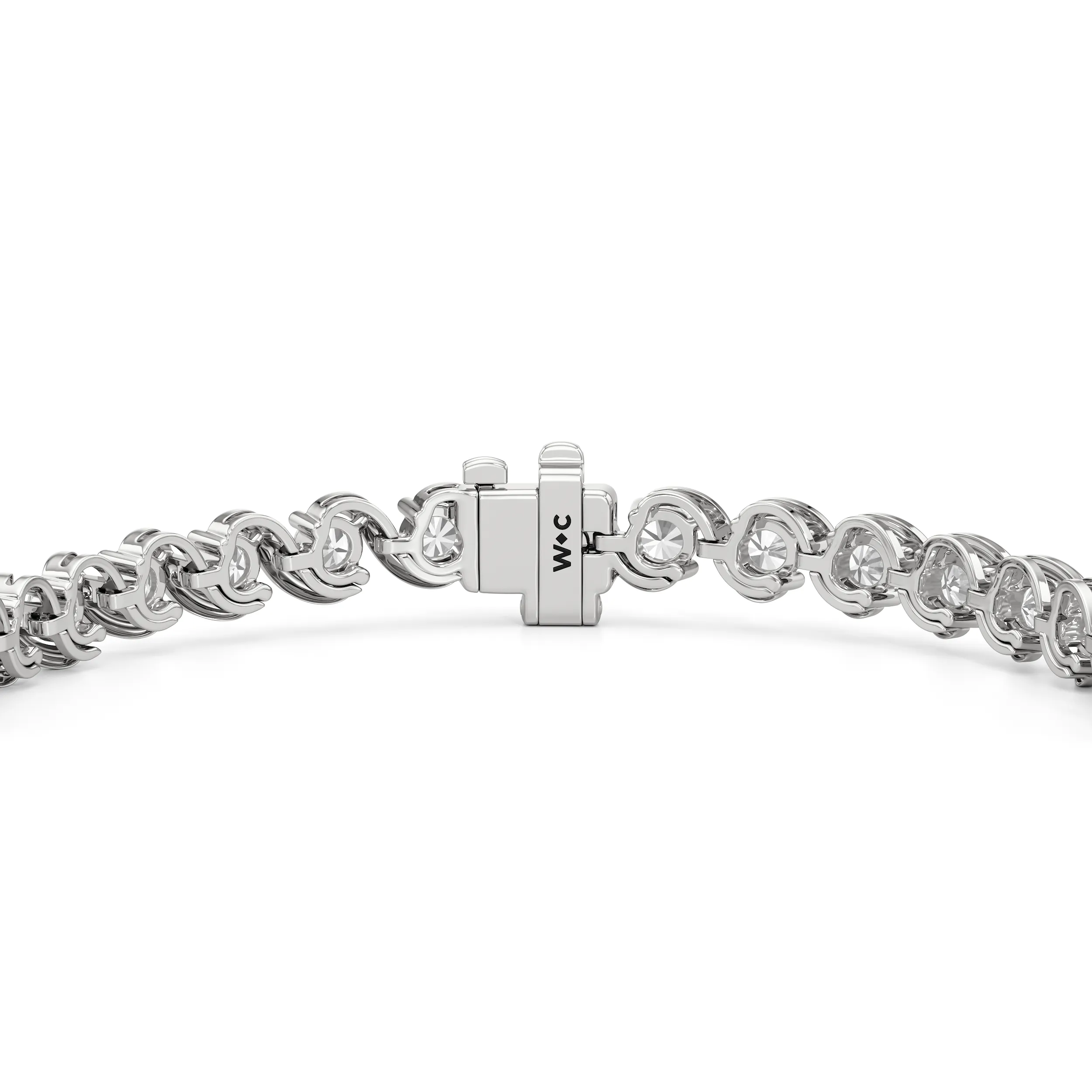 Spiral Tennis Bracelet