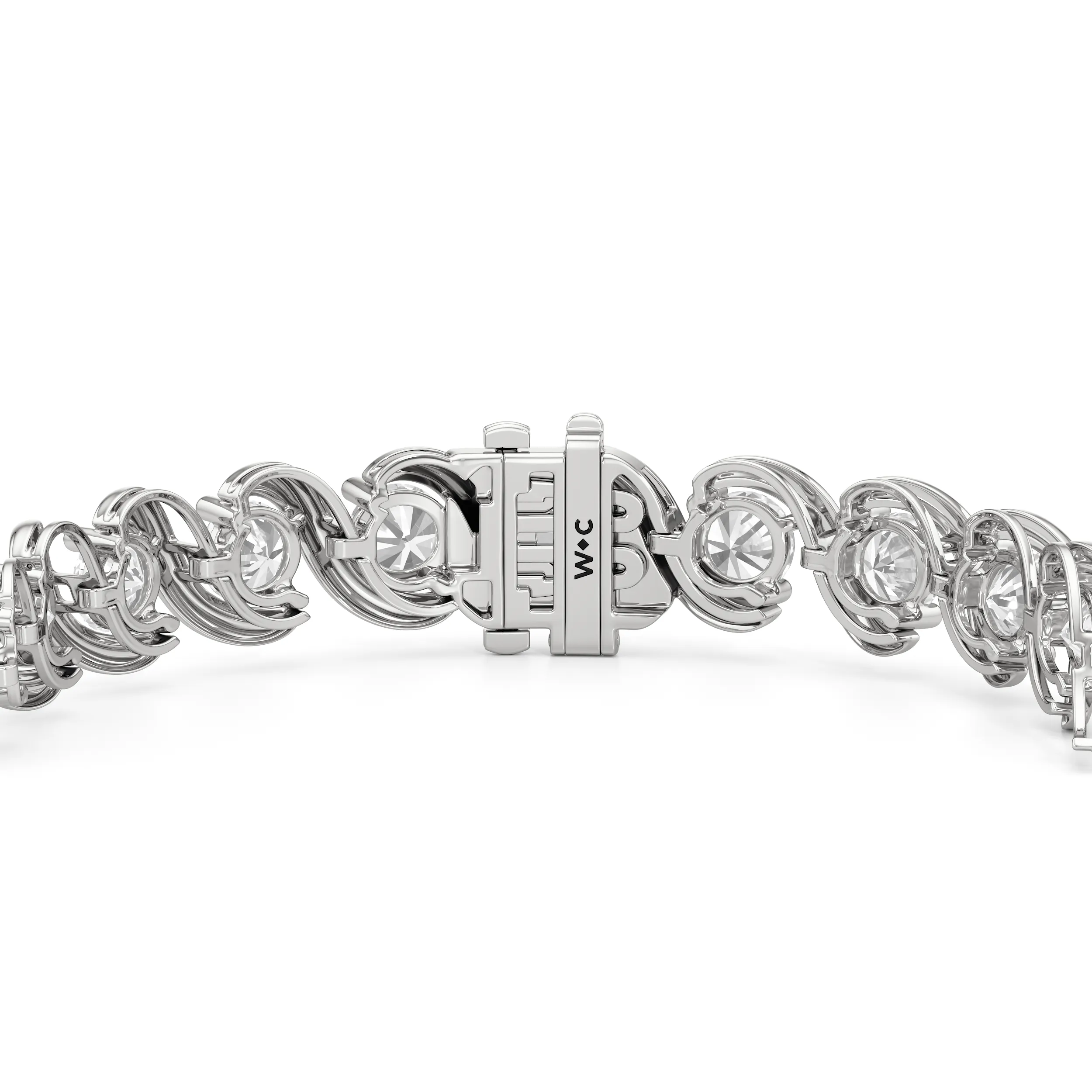 Spiral Tennis Bracelet