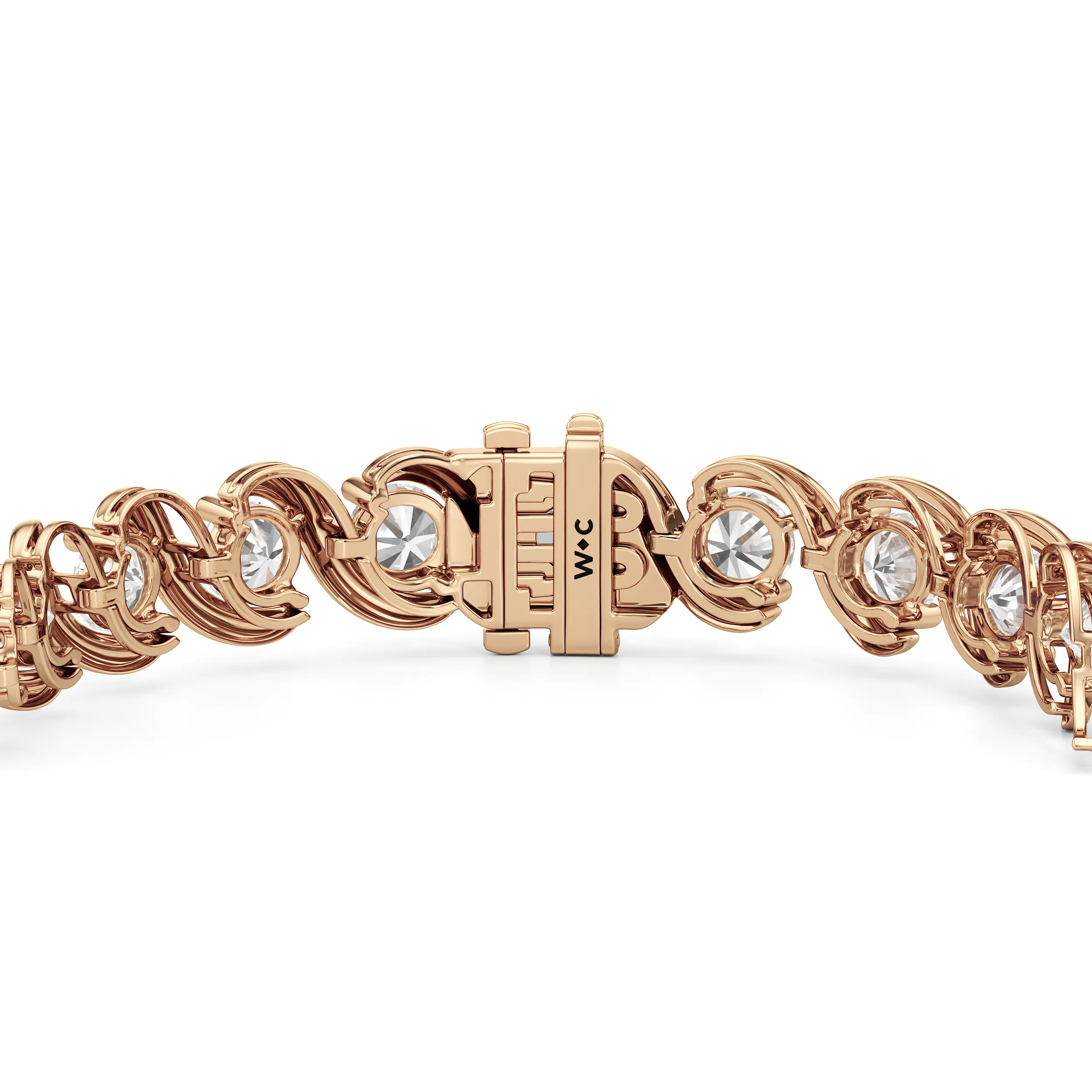 Spiral Tennis Bracelet