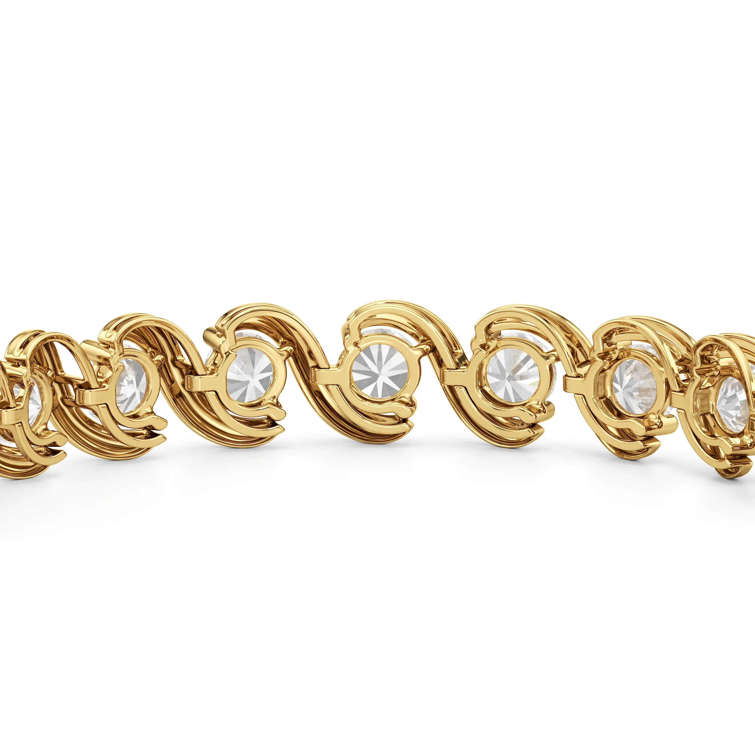 Spiral Tennis Bracelet