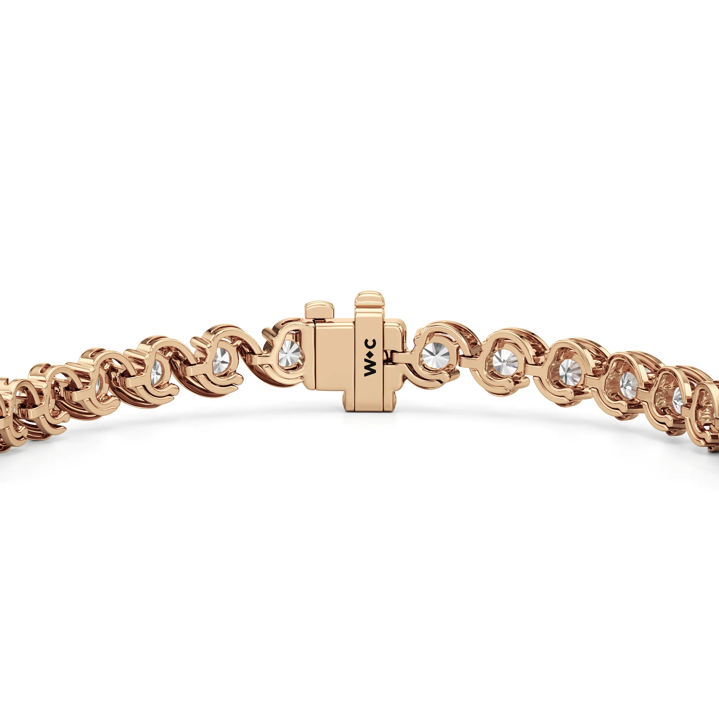 Spiral Tennis Bracelet