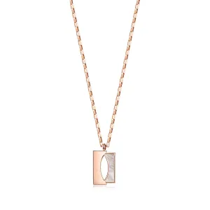 SQUARE SHELL NECKLACE