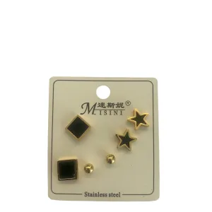 Starlet square earrings accessory #4047
