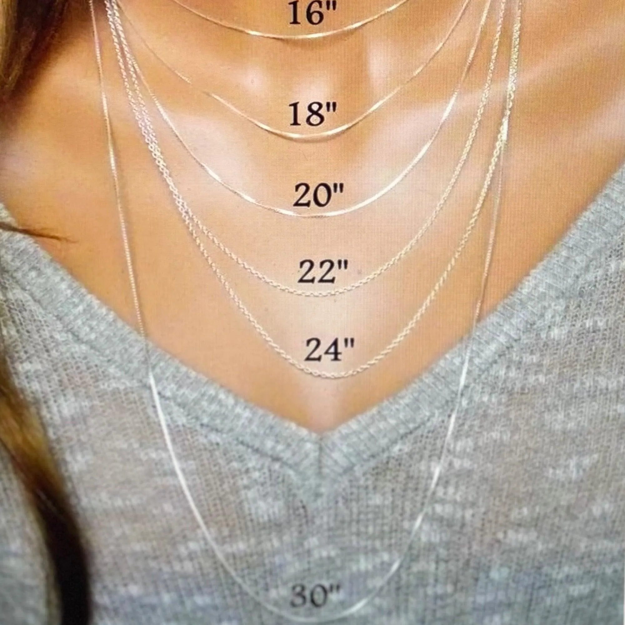 Sterling Silver Curb Cable Chain Necklace 30"