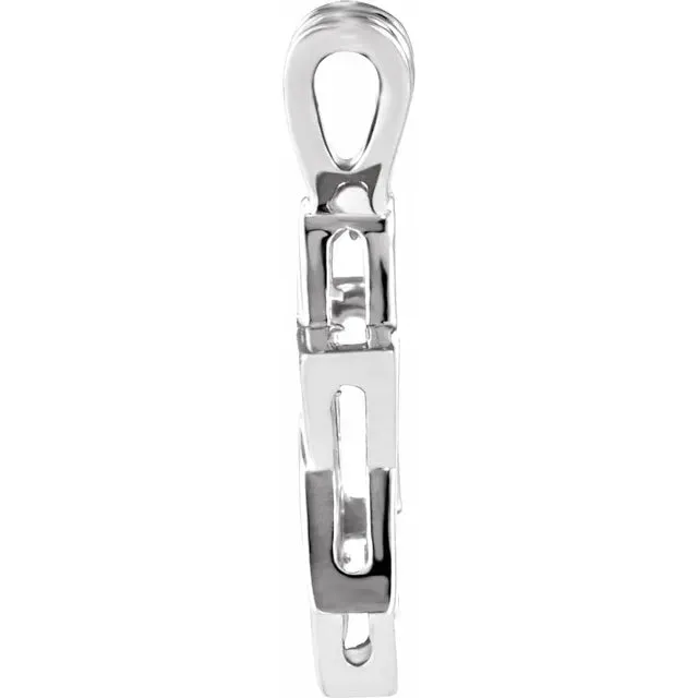 Sterling Silver David Star on Cuban Chain Necklace