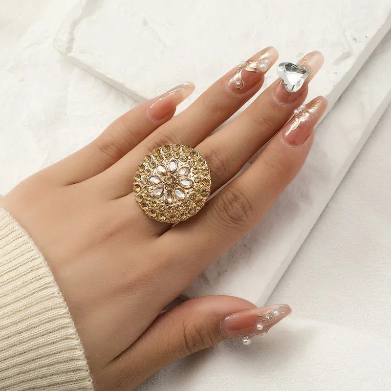 TEEK - Particular Big Flower Rings
