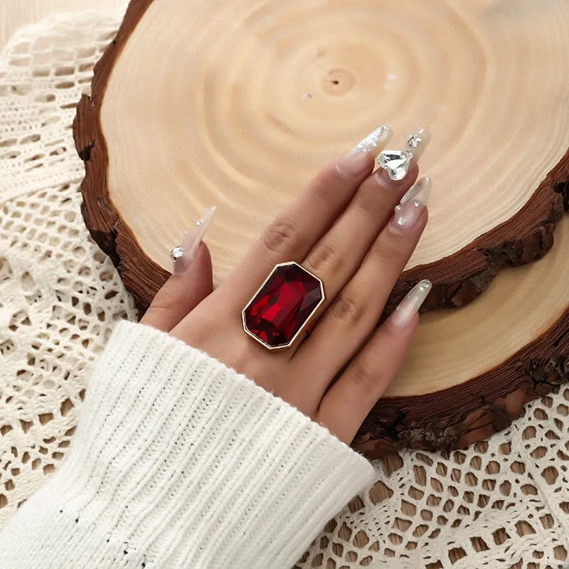TEEK - Particular Big Flower Rings