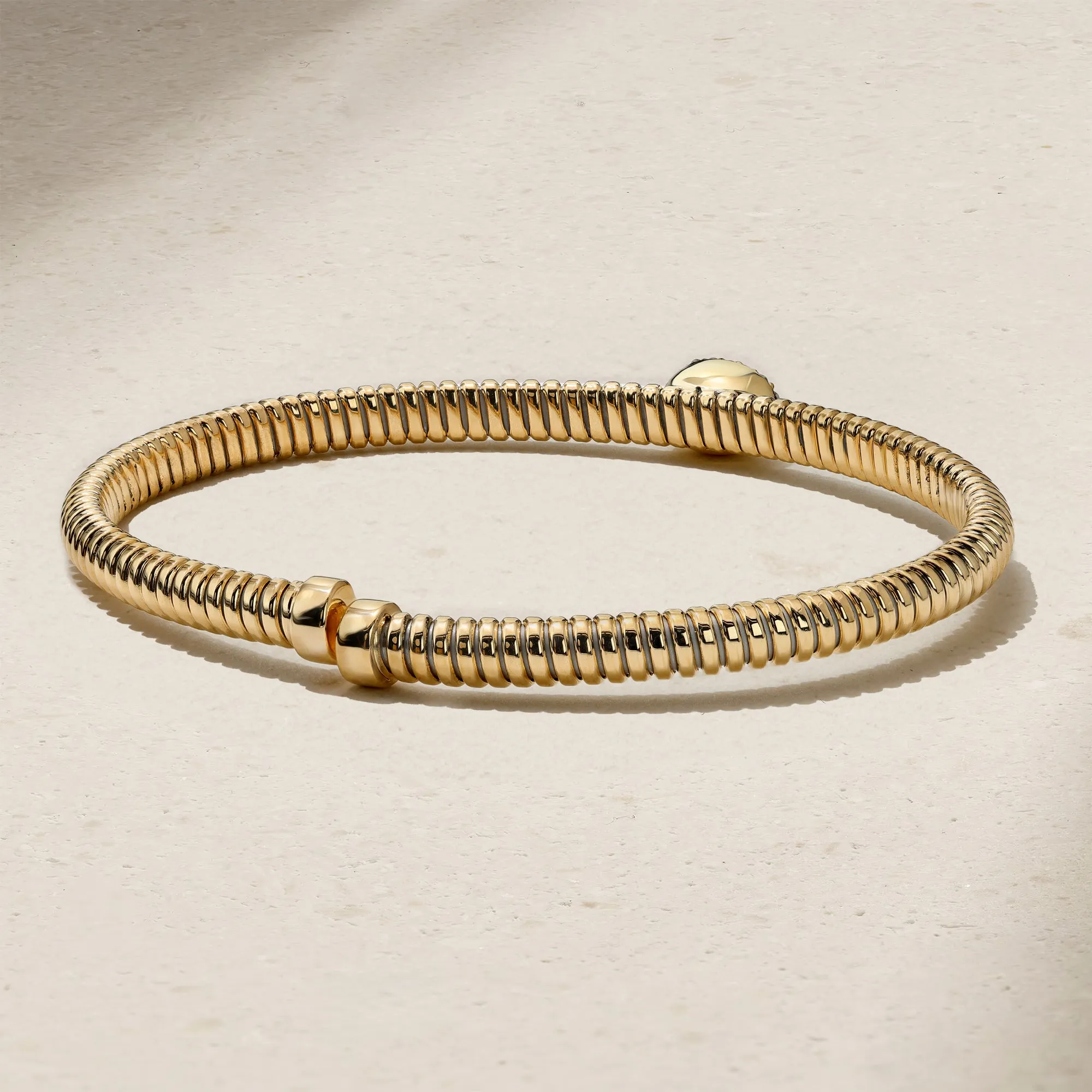 Tubogas Sapphire and Diamond Flex Bangle