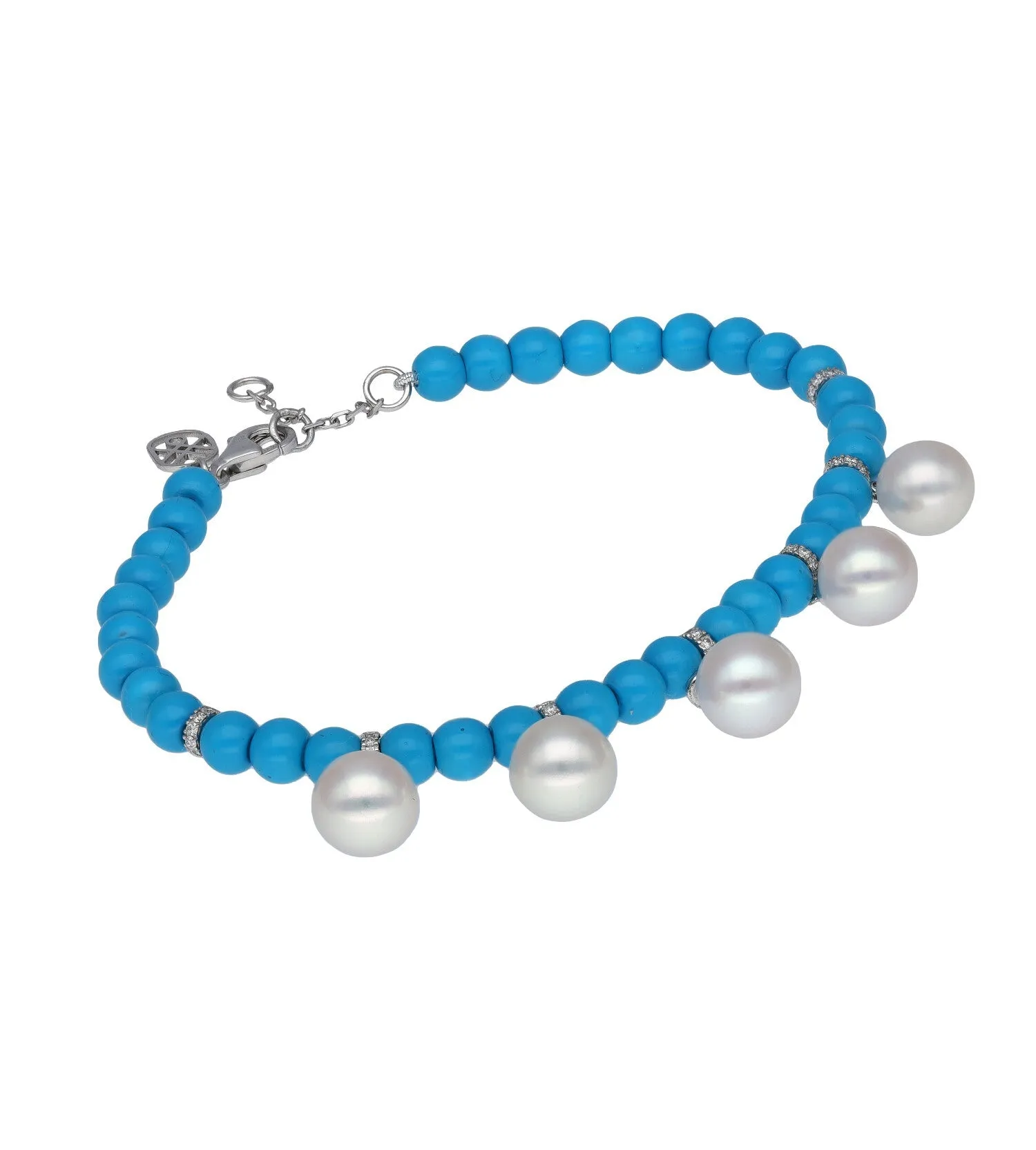Turquoise perlée bracelet