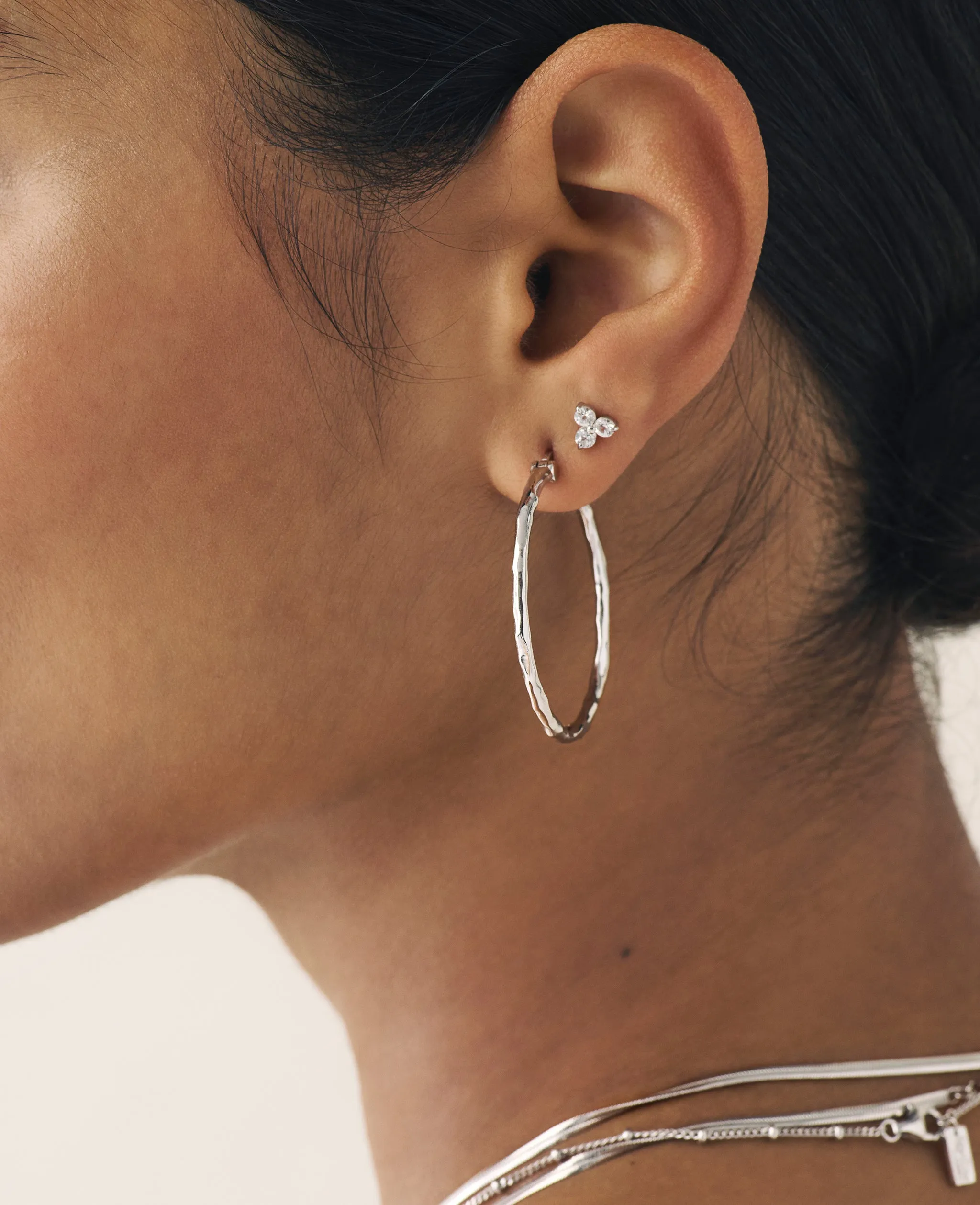 Verano Hoops Silver