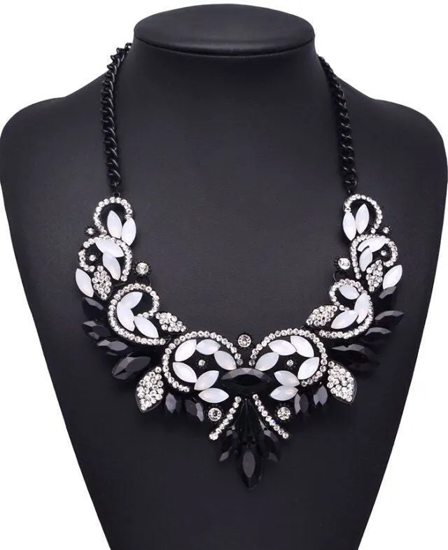 Vintage Crystal Statement Necklaces