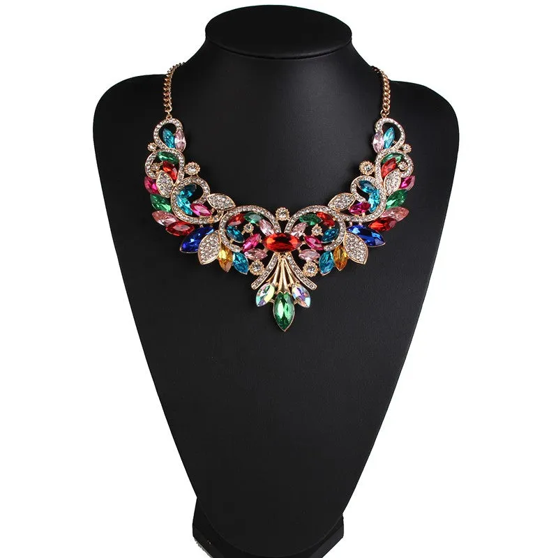 Vintage Crystal Statement Necklaces