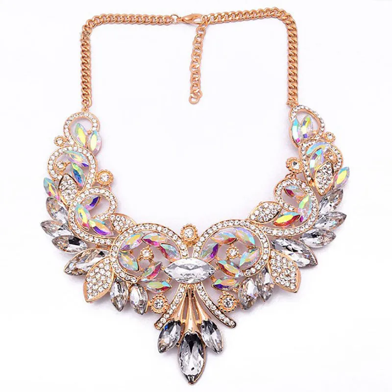 Vintage Crystal Statement Necklaces
