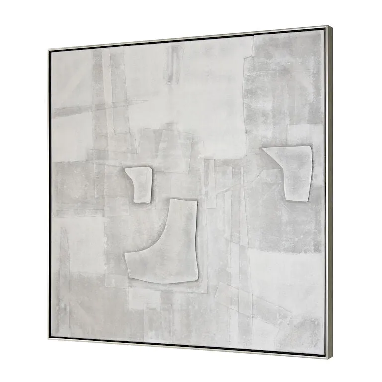 Whiten I Abstract Wall Art