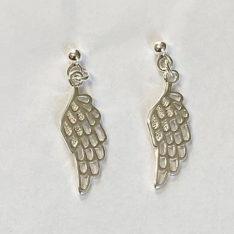 Wing Drop Stud Earrings